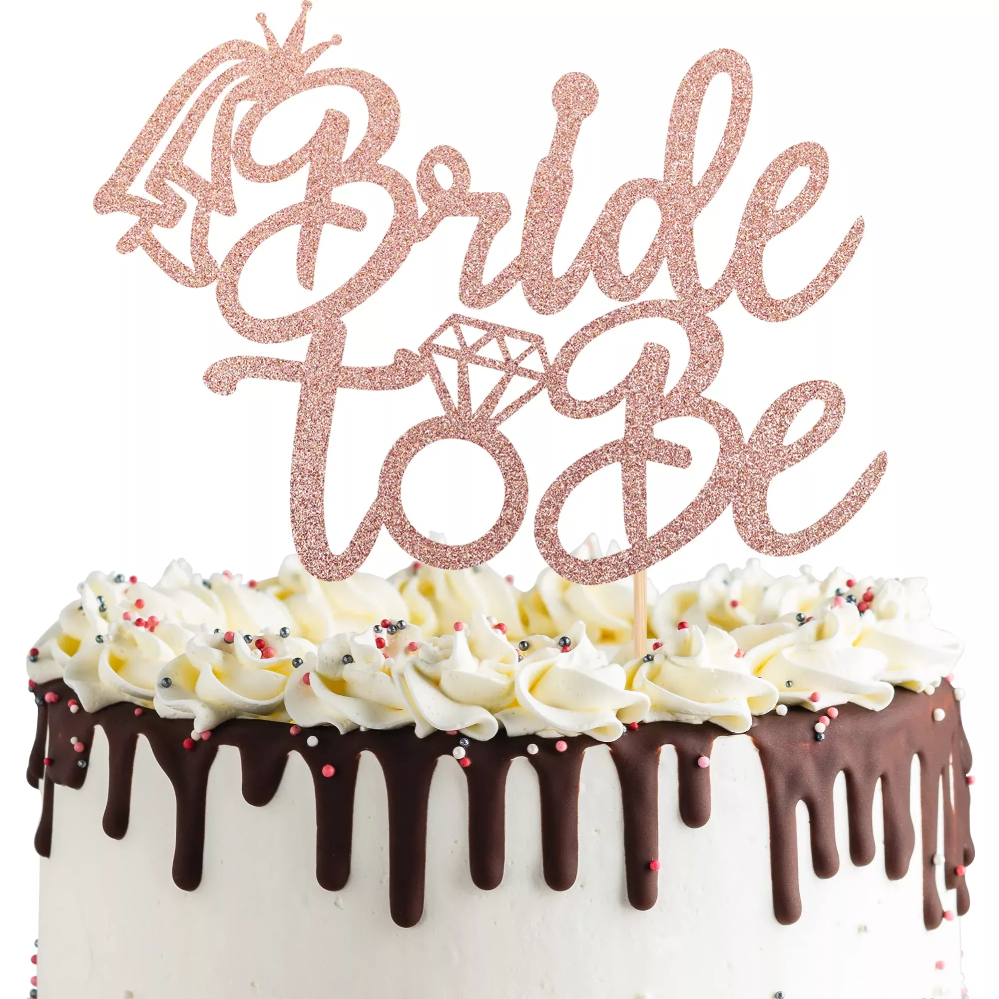 1-pcs-bride-to-be-cake-topper-with-glitter-ring-bridal-shower-cake-pic 1 Pcs Bride To Be Cake Topper With Glitter Ring Bridal Shower Cake Pic