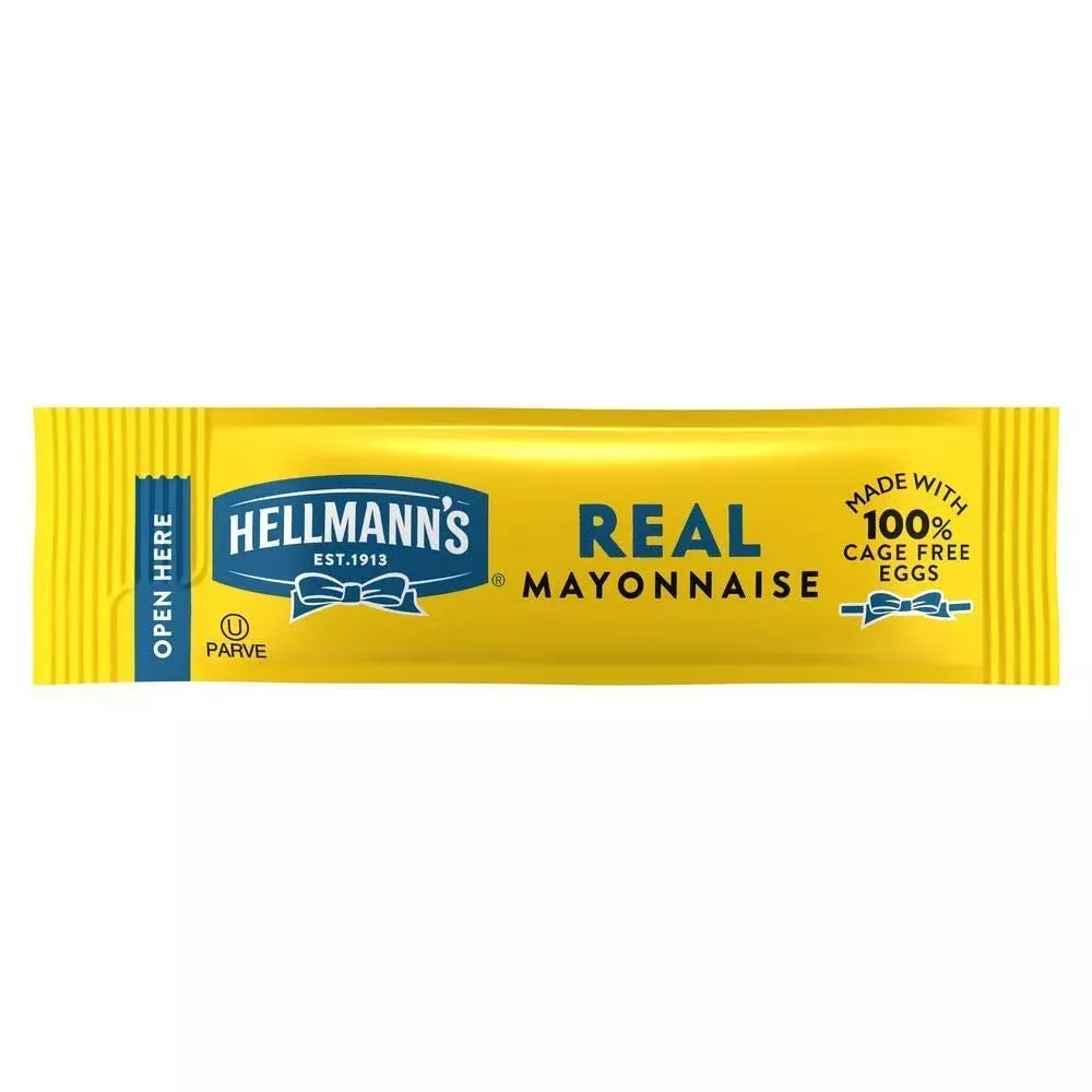 10 Pack - Hellmann'S Real-Vraine Mayonnaise, 3/8 Oz Packets