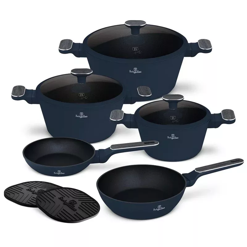 10 pcs cookware set, Deep Sea