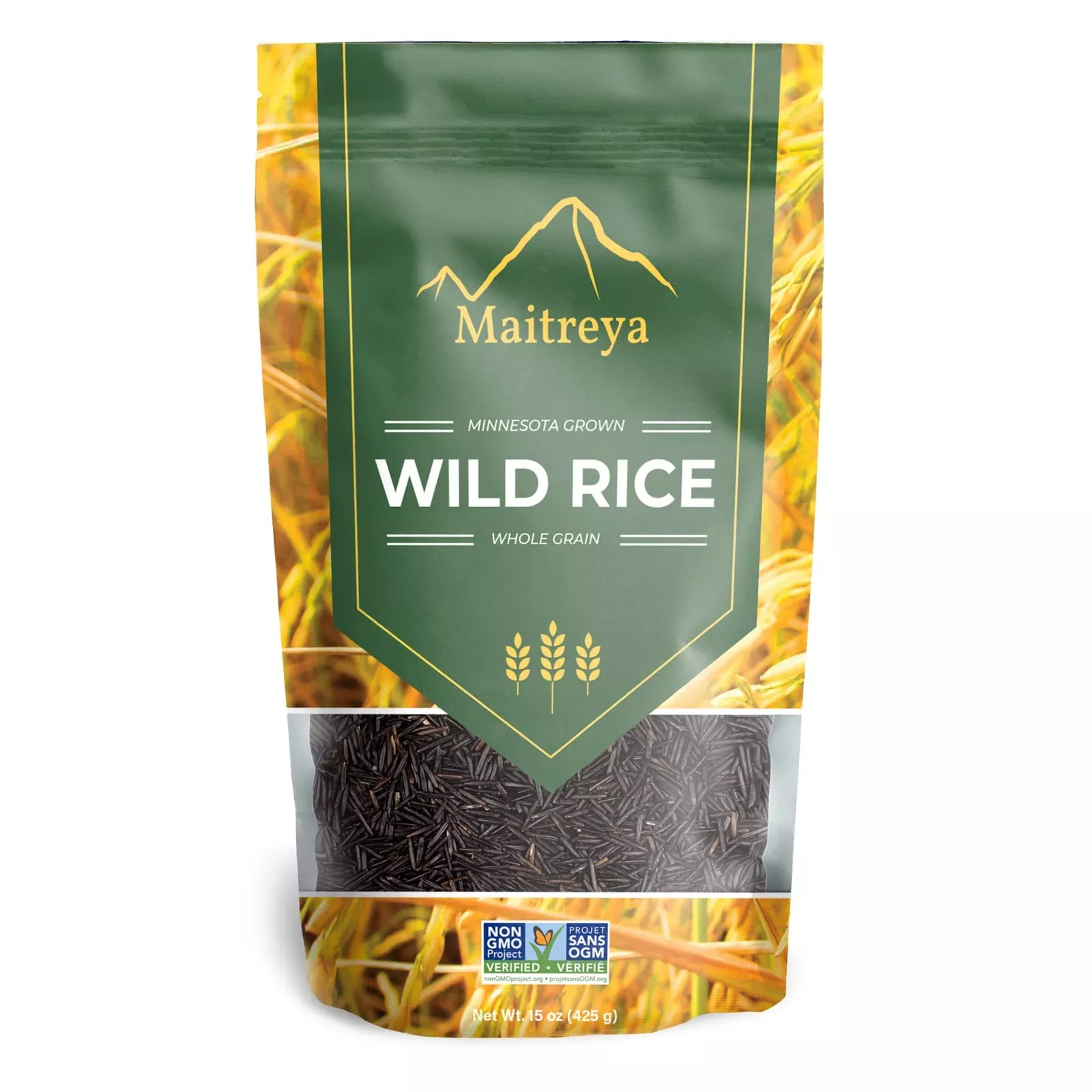 100-all-natural-non-gmo-minnesota-wild-rice-15oz 100% All Natural Non-Gmo Minnesota Wild Rice 15Oz