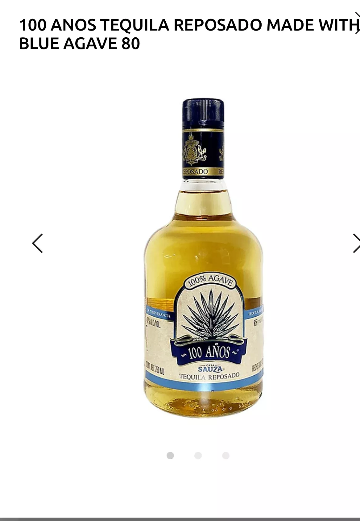 100-anos-tequila-reposado-made-with-blue 100 Anos Tequila Reposado Made With Blue