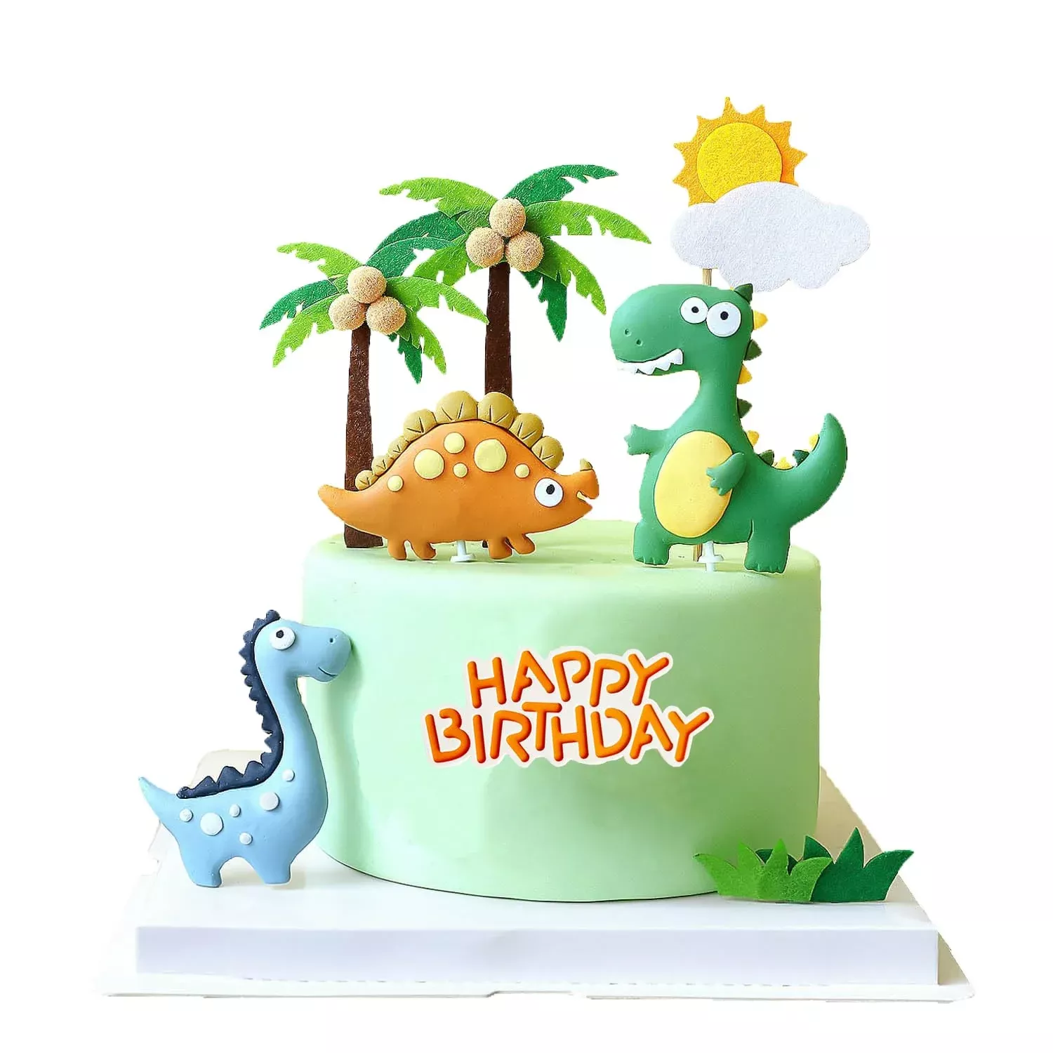 10pcs-dinosaur-cake-decorations-dinosaur-cake-toppers-cake-decorations-dinosaur- 10Pcs Dinosaur Cake Decorations Dinosaur Cake Toppers Cake Decorations For Dinosaur Themed Party Kids Party Cake Decorations Din