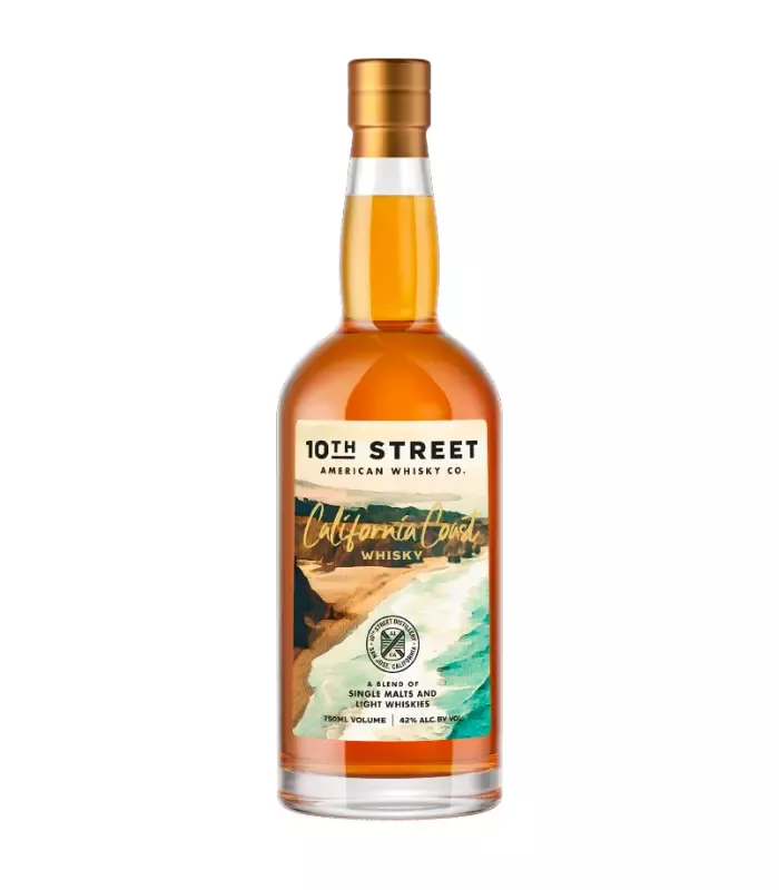 10th-street-california-coast-blended-whiskey-750ml 10th Street California Coast Blended Whiskey 750mL
