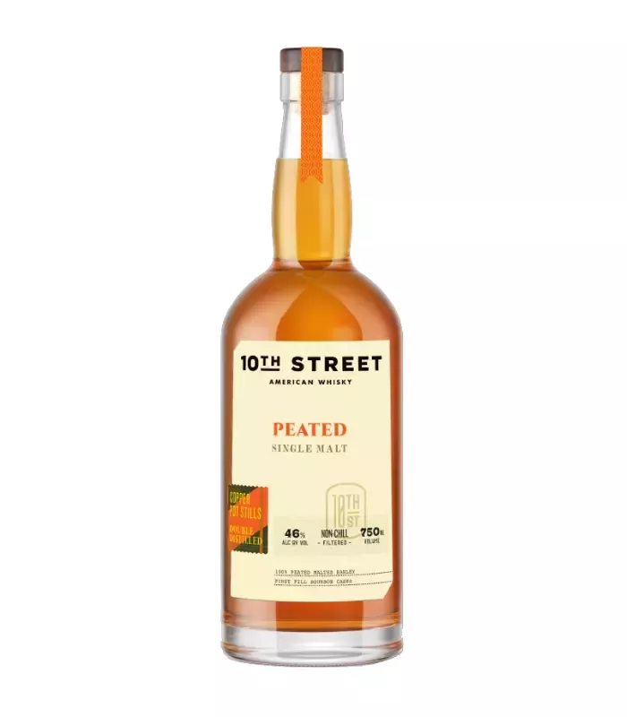 10th-street-peated-single-malt-american-whiskey-750ml 10th Street Peated Single Malt American Whiskey 750mL