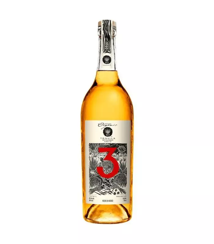 123-organic-tres-anejo-tequila-750ml 123 Organic Tres Anejo Tequila 750mL