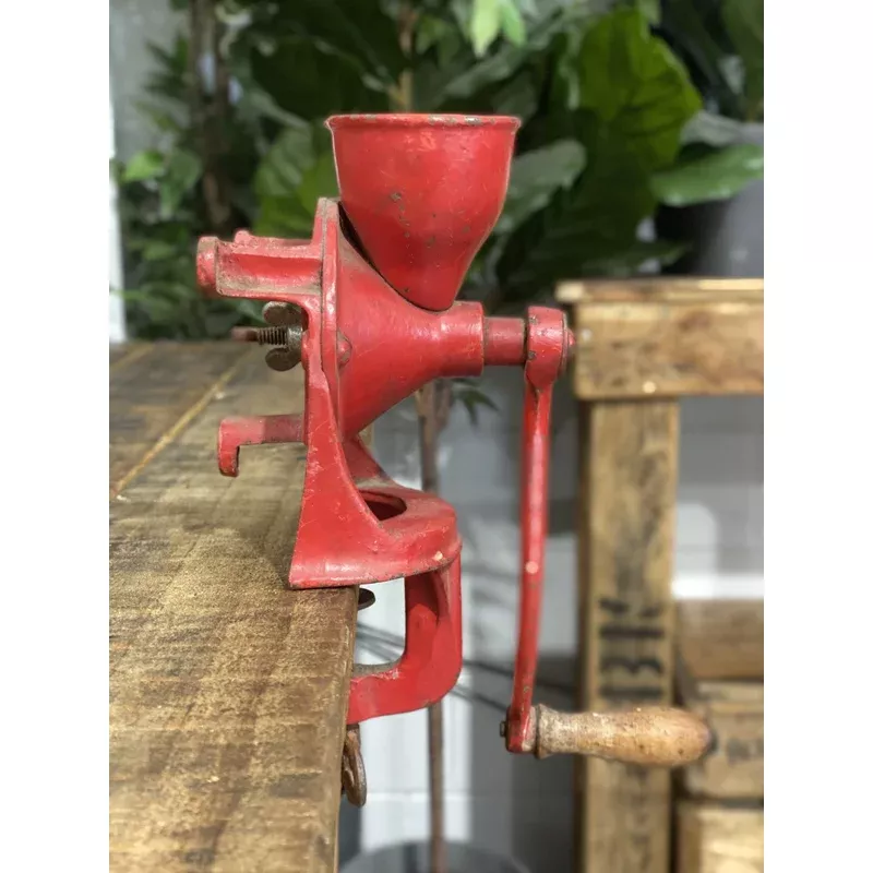 #17 1930s Husqvarna No. 2 Bench Clamp Hand Coffee Grinder