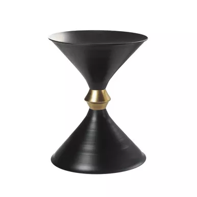18-black-iron-free-form-end-table 18" Black Iron Free Form End Table