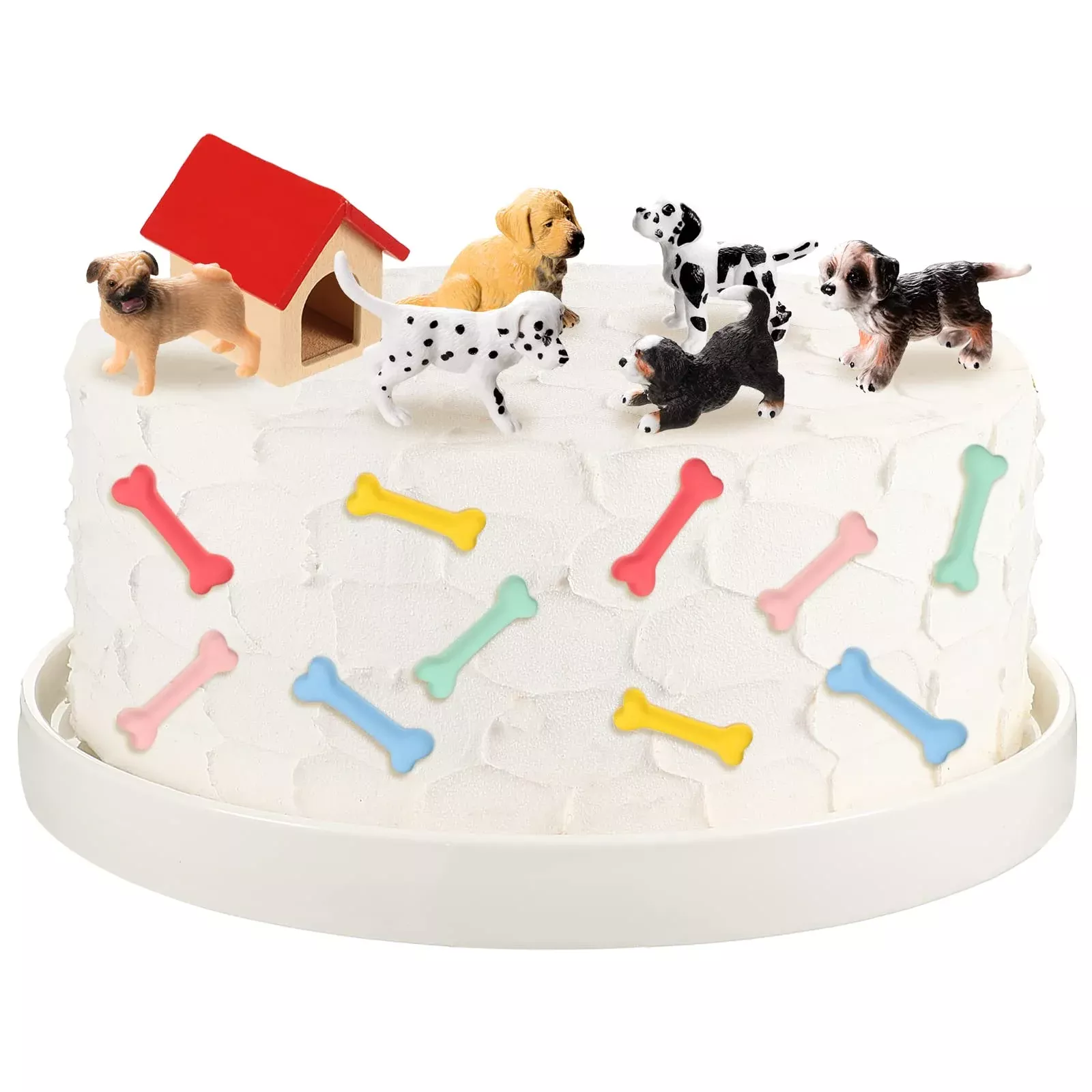 18-pcs-realistic-dog-cake-topper-dog-figurines-dog-birthday-cake-toppe 18 Pcs Realistic Dog Cake Topper Dog Figurines Dog Birthday Cake Toppe