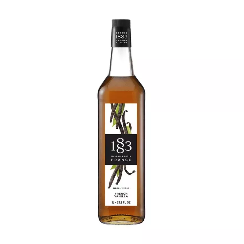 1883-maison-routin-french-vanilla-syrup-glass-1-liter 1883 Maison Routin French Vanilla Syrup Glass, 1 Liter