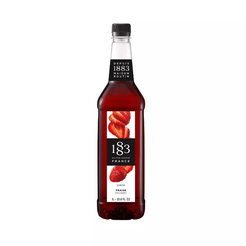 1883-maison-routin-strawberry-syrup-1-liter 1883 Maison Routin Strawberry Syrup, 1 Liter
