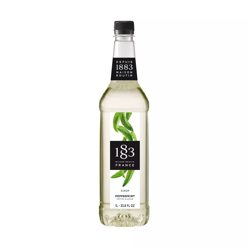 1883 Peppermint Syrup 1L Glass