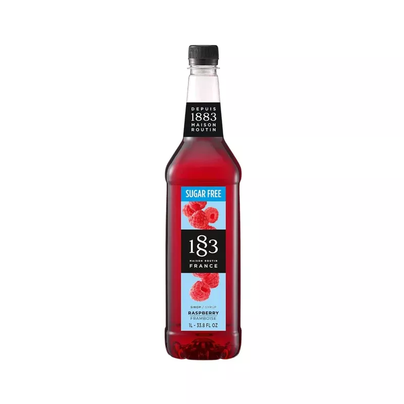 1883 Sugar Free Raspberry Syrup (1000ml/33.8oz)