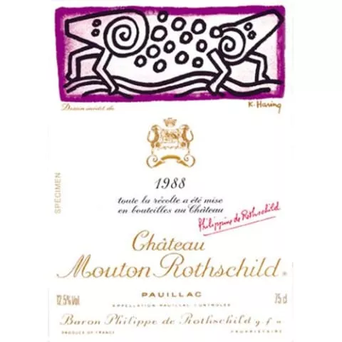 1988-chateau-mouton-rothschild-pauillac 1988 Chateau Mouton Rothschild Pauillac