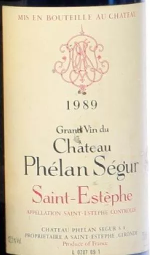 1989-chateau-phelan-segur-st-estephe 1989 Chateau Phelan Segur St. Estephe