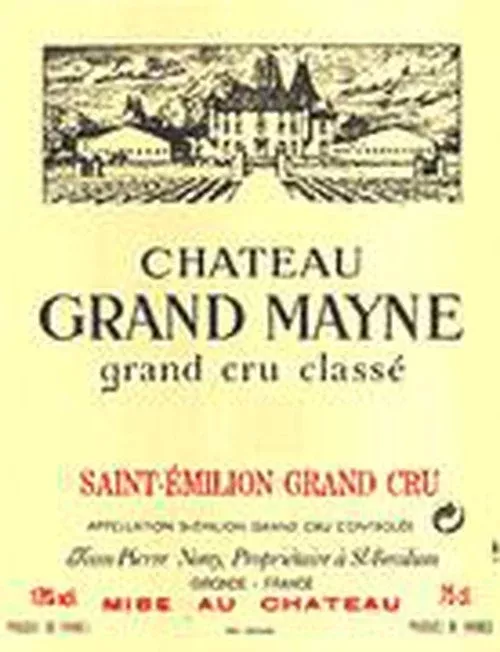 1990-chateau-grand-mayne-st-emilion-750ml 1990 Chateau Grand Mayne St. Emilion (750ml)