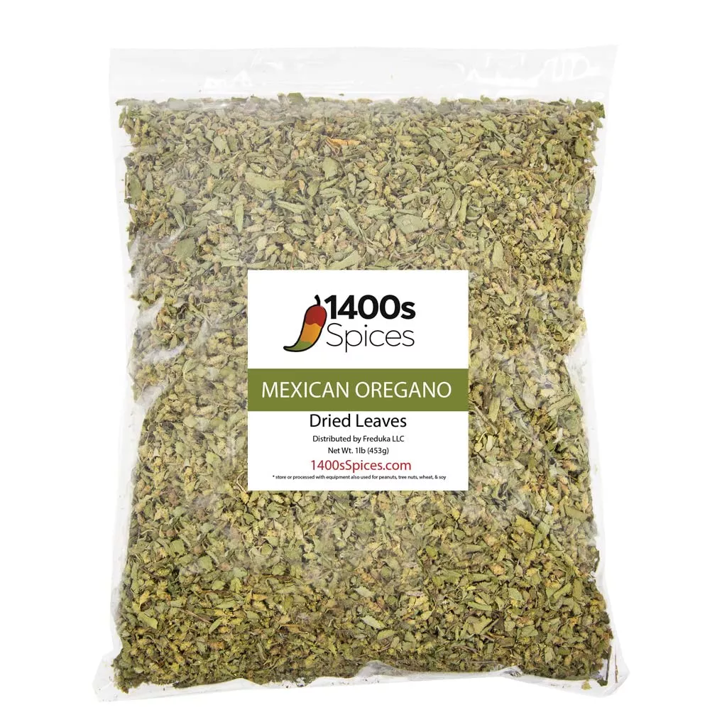1lb-dried-mexican-oregano-food-service-size-perfect-taco-seasoning-mexican-food- 1Lb Dried Mexican Oregano Food Service Size. Perfect For Taco Seasoning, Mexican Food, Tamales, Meats, Enchiladas, Cheese, Salad