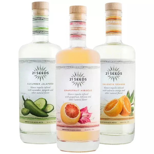 21-seeds-cucumber-jalapeno-grapefruit-hibiscus-valencia-orange-tequila-bundle 21 Seeds Cucumber Jalapeno, Grapefruit Hibiscus and Valencia Orange Tequila Bundle