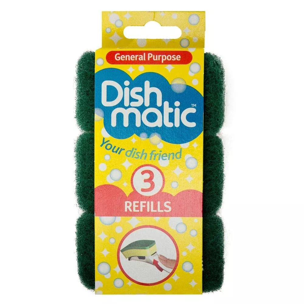 3-x-caraselle-dishmatic-refill-sponges 3 X Caraselle Dishmatic Refill Sponges