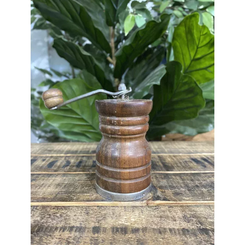 38-1940s-old-spice-wooden-hand-coffee-grinder #38 1940s Old Spice Wooden Hand Coffee Grinder