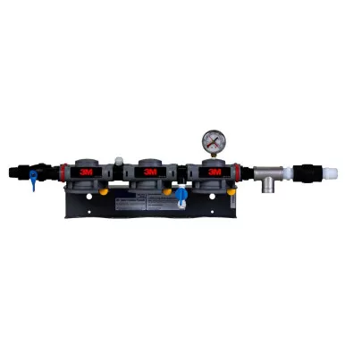 3m-cuno-dp3xx-high-flow-filtration-dual-port-triple-manifold-assembly 3M Cuno DP3XX High-flow filtration Dual Port Triple Manifold Assembly