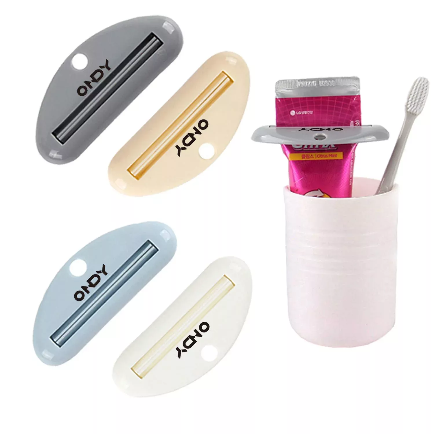 4-pack-toothpaste-squeezers-tube-squeezers-toothpaste-hand-cream-polygel-tubes-p 4 Pack Toothpaste Squeezers, Tube Squeezers For Toothpaste, Hand Cream, Polygel Tubes, Paint Tubes, Cosmetics