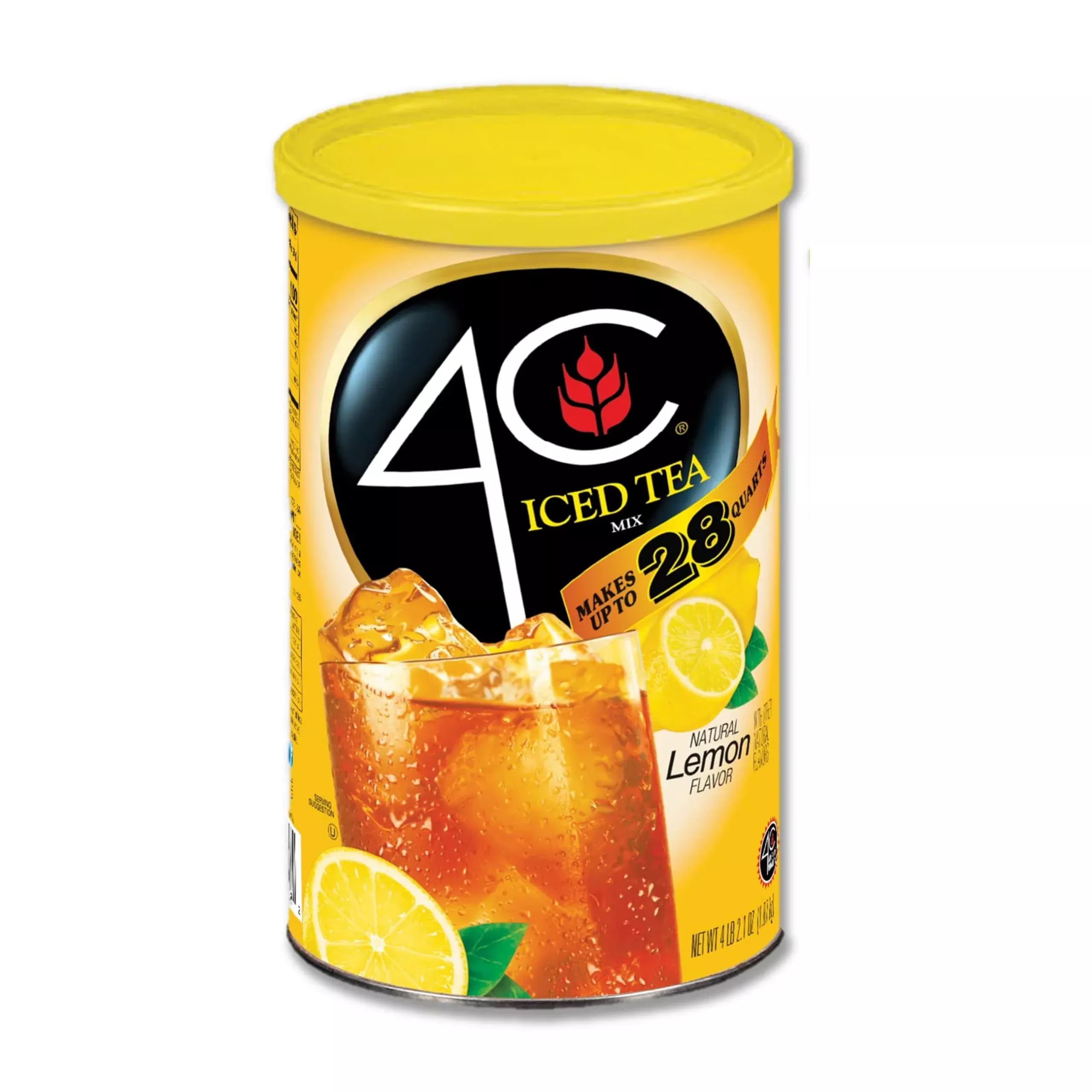 4c-powdered-drink-mix-cannisters-lemon-tea-28-quarts-family-sized-cannister-thir 4C Powdered Drink Mix Cannisters, Lemon Tea, 28 Quarts, Family Sized Cannister, Thirst Quenching & Refreshing Flavors (Lemon Iced Tea, 4.13 Pound (Pack Of 3))