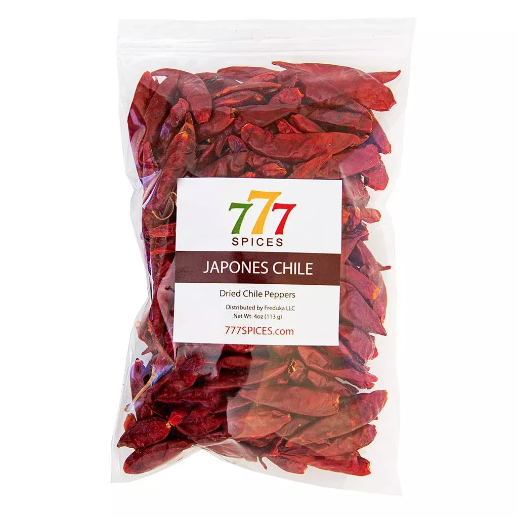 4oz-japones-dried-whole-chile-peppers-japanese-red-pepper-chili-seco-pods-authen 4Oz Japones Dried Whole Chile Peppers, Japanese Red Pepper, Chili Seco Pods For Authentic Mexican Food, Heat-Sealed Resealable B