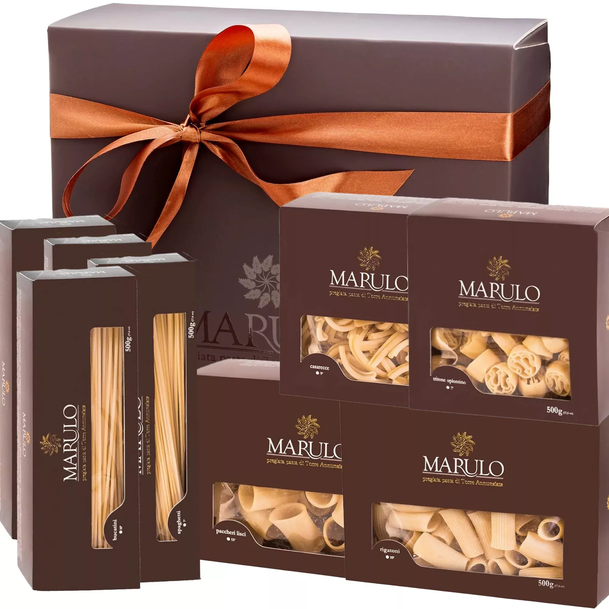 8-pack-artisan-italian-gourmet-homemade-pasta-gift-basket-box-set-gourmet-bronze 8 Pack, Artisan Italian Gourmet Homemade Pasta Gift Basket Box Set, Gourmet Bronze Cut Pasta Set, Luxury Gold Line Box, (Tagliat