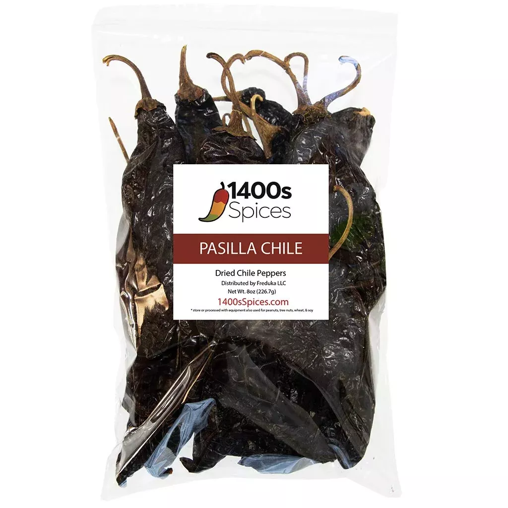 8oz-pasilla-chiles-dried-whole-dried-chile-mexican-peppers-versatile-mexican-ing 8Oz Pasilla Chiles Dried, Whole Dried Chile Mexican Peppers, Versatile Mexican Ingredients For Medium Heat Salsa, Dried Mexico C