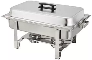 a2zchef-8-qt-full-size-stainless-steel-chafer-with-folding-frame A2ZCHEF 8 Qt. Full Size Stainless Steel Chafer with Folding Frame