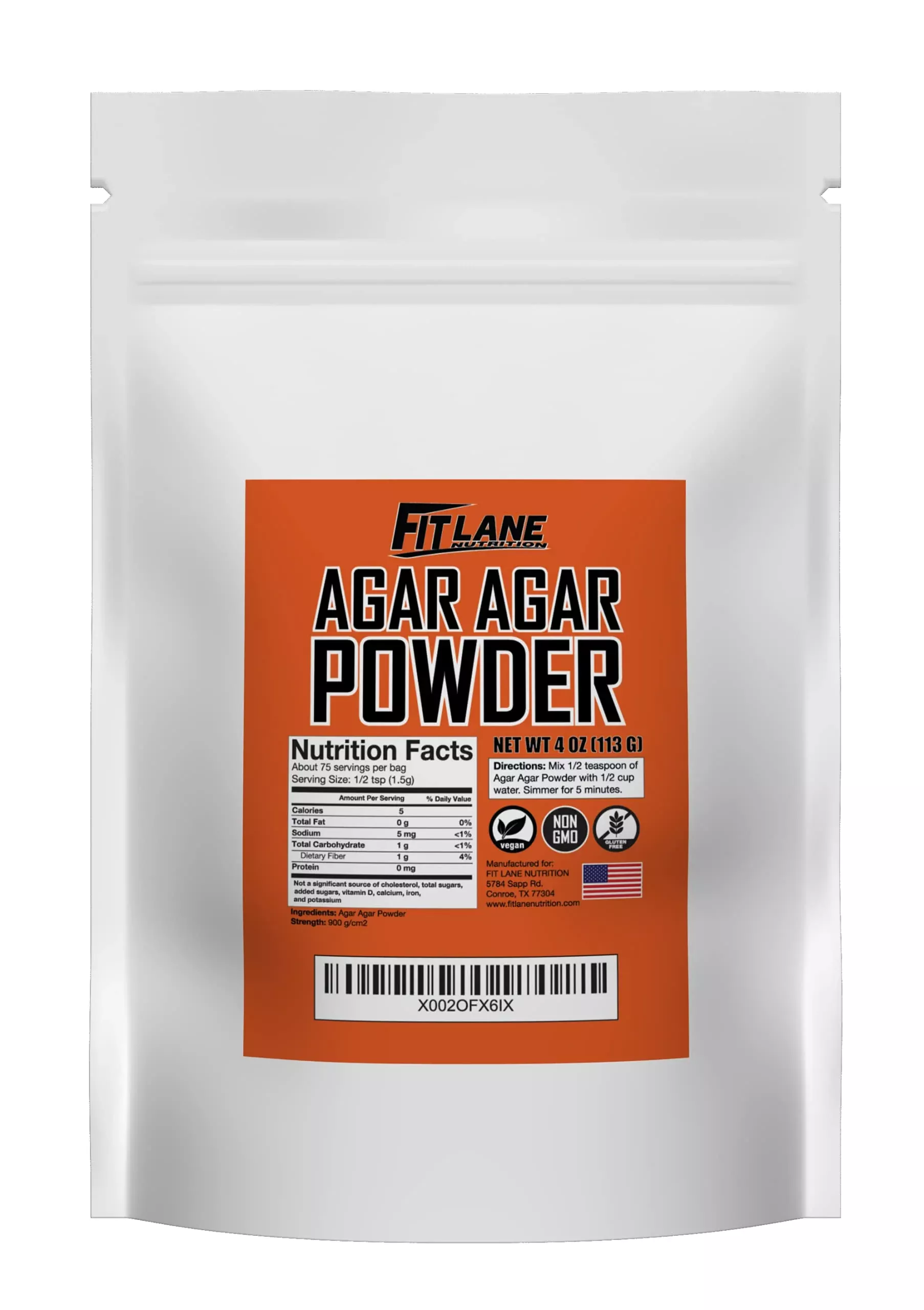 agar-agar-powder-vegan-vegetarian-gelatin-non-gmo-gluten-free-nutrient-rich-4-oz Agar Agar Powder. Vegan (Vegetarian) Gelatin. Non Gmo, Gluten Free And Nutrient Rich. 4 Oz Bag, Unflavored.