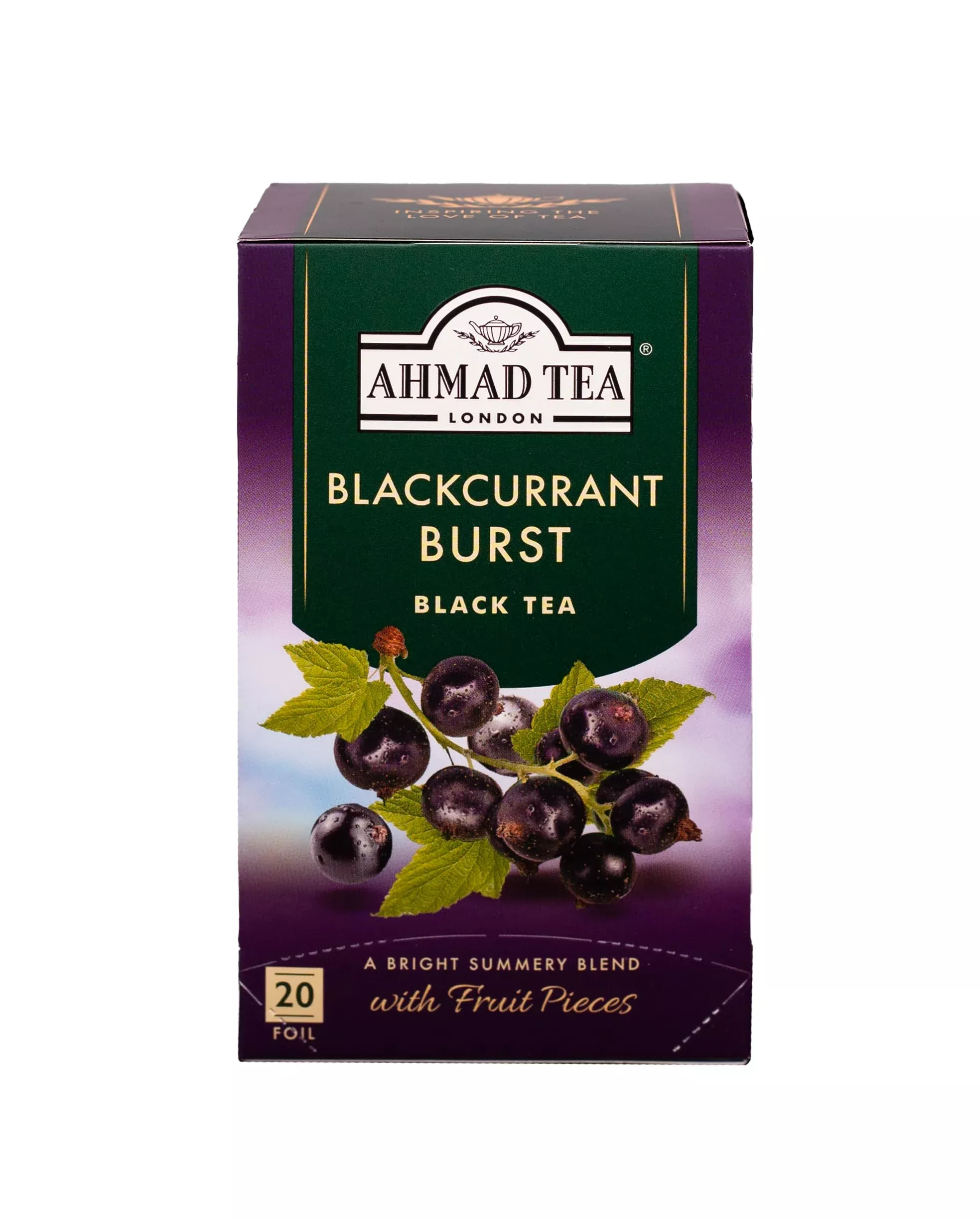 ahmad-tea-black-tea-blackcurrant-burst-teabags-20-ct-pack-6-caffeinated-sugar-fr Ahmad Tea Black Tea, Blackcurrant Burst Teabags, 20 Ct (Pack Of 6) - Caffeinated & Sugar-Free
