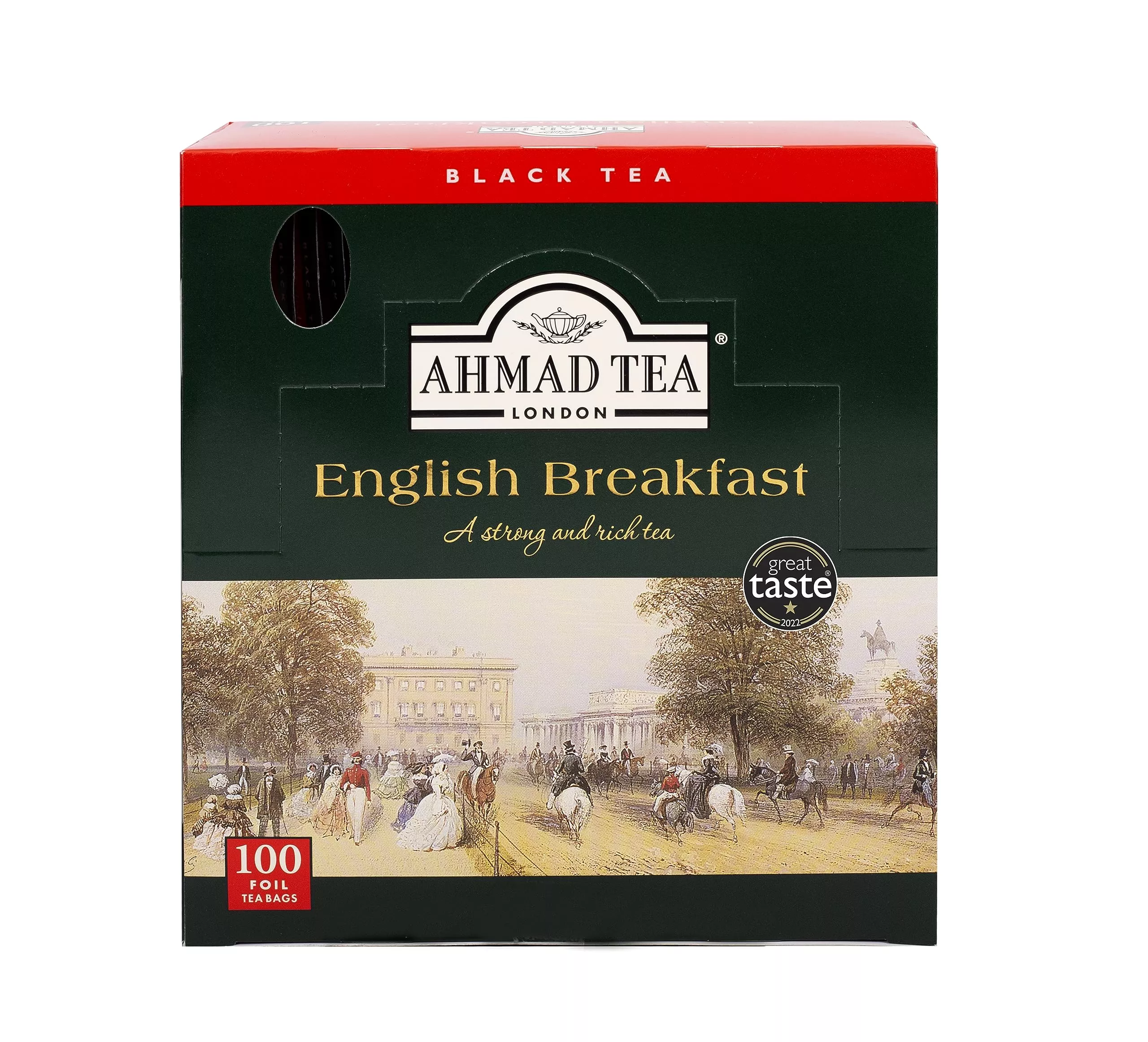 ahmad-tea-black-tea-english-breakfast-teabags-individually-wrapped-in-foil-100-c Ahmad Tea Black Tea, English Breakfast Teabags Individually Wrapped In Foil, 100 Ct - Caffeinated & Sugar-Free