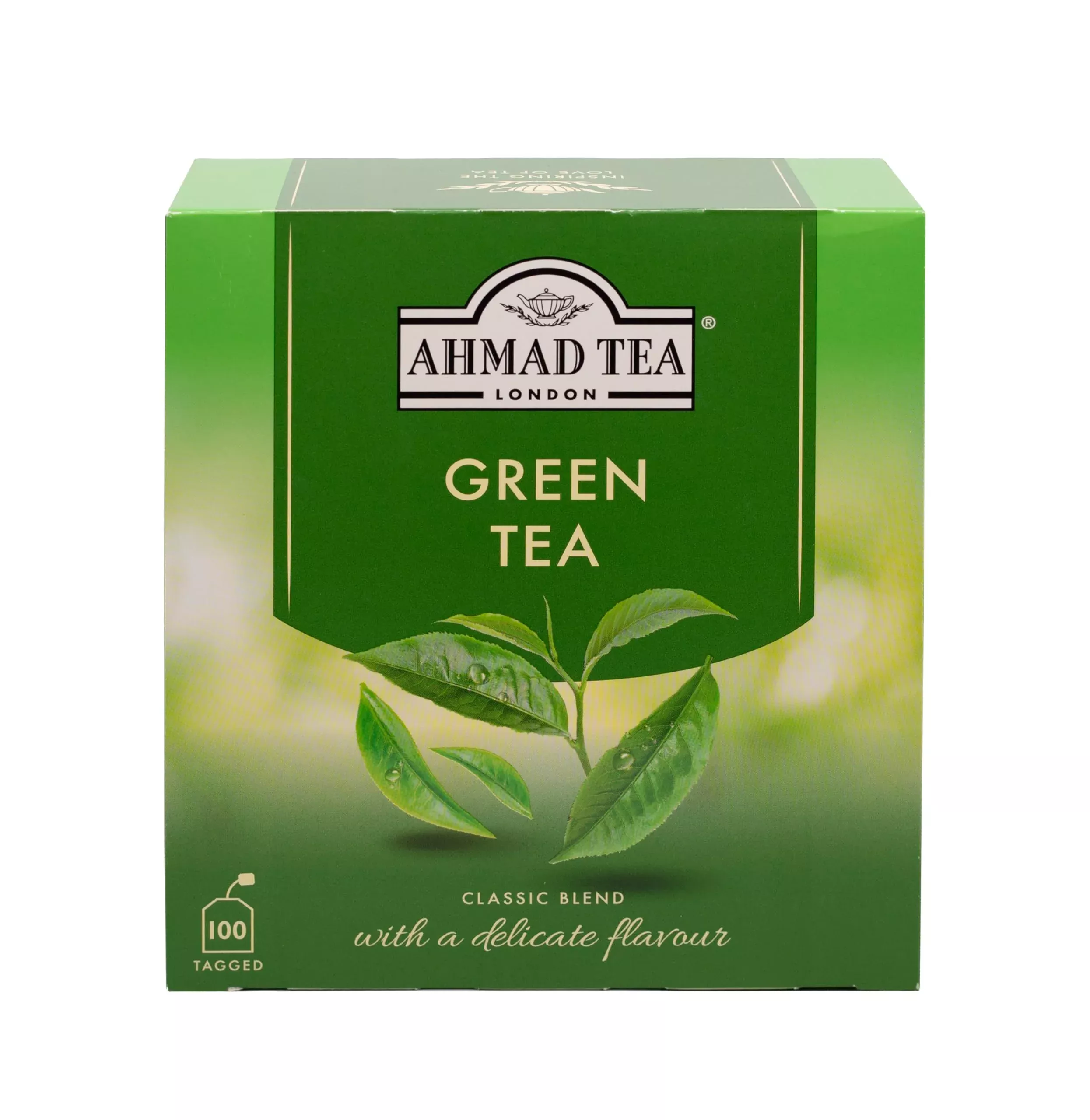 ahmad-tea-green-tea-green-tea-teabags-100-ct-caffeinated-sugar-free Ahmad Tea Green Tea, Green Tea Teabags 100 Ct - Caffeinated & Sugar-Free
