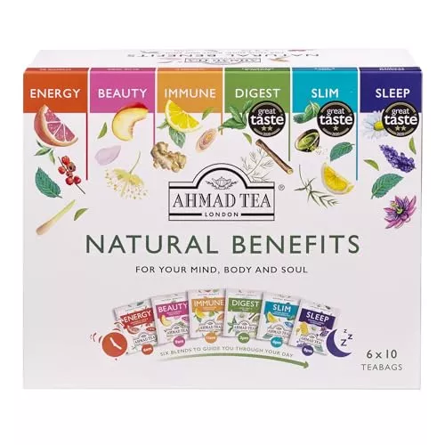 Ahmad Tea Natural Benefit Functional Tea Selection Pack