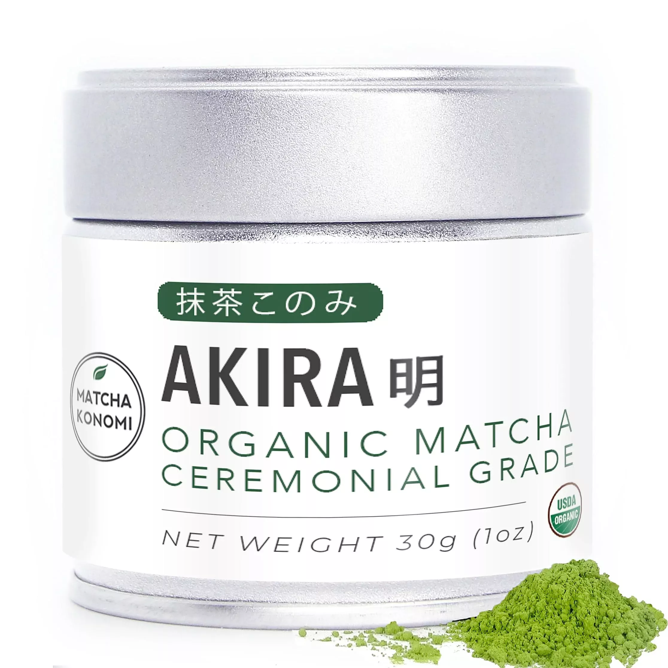 Akira Matcha 30g - Organic Premium Ceremonial Japanese Green Tea Powde