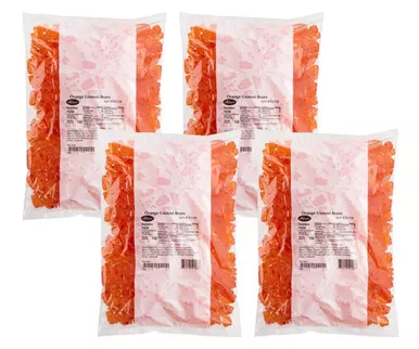 Albanese Orange Gummi Bears 5 lb. - 4/Case