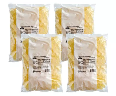 Albanese Pineapple Gummi Bears 5 lb. - 4/Case