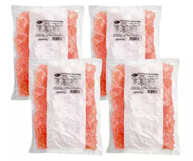 Albanese Pink Grapefruit Gummi Bears 5 lb. - 4/Case