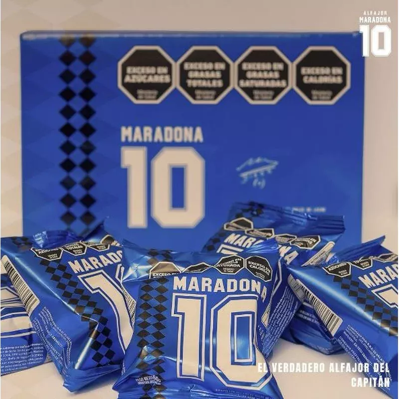 alfajor-maradona-classic-style-chocolate-coated-dulce-de-leche-filling-60g-box-6 Alfajor Maradona - Classic style Chocolate Coated and Dulce de leche Filling 60g (box of 6)