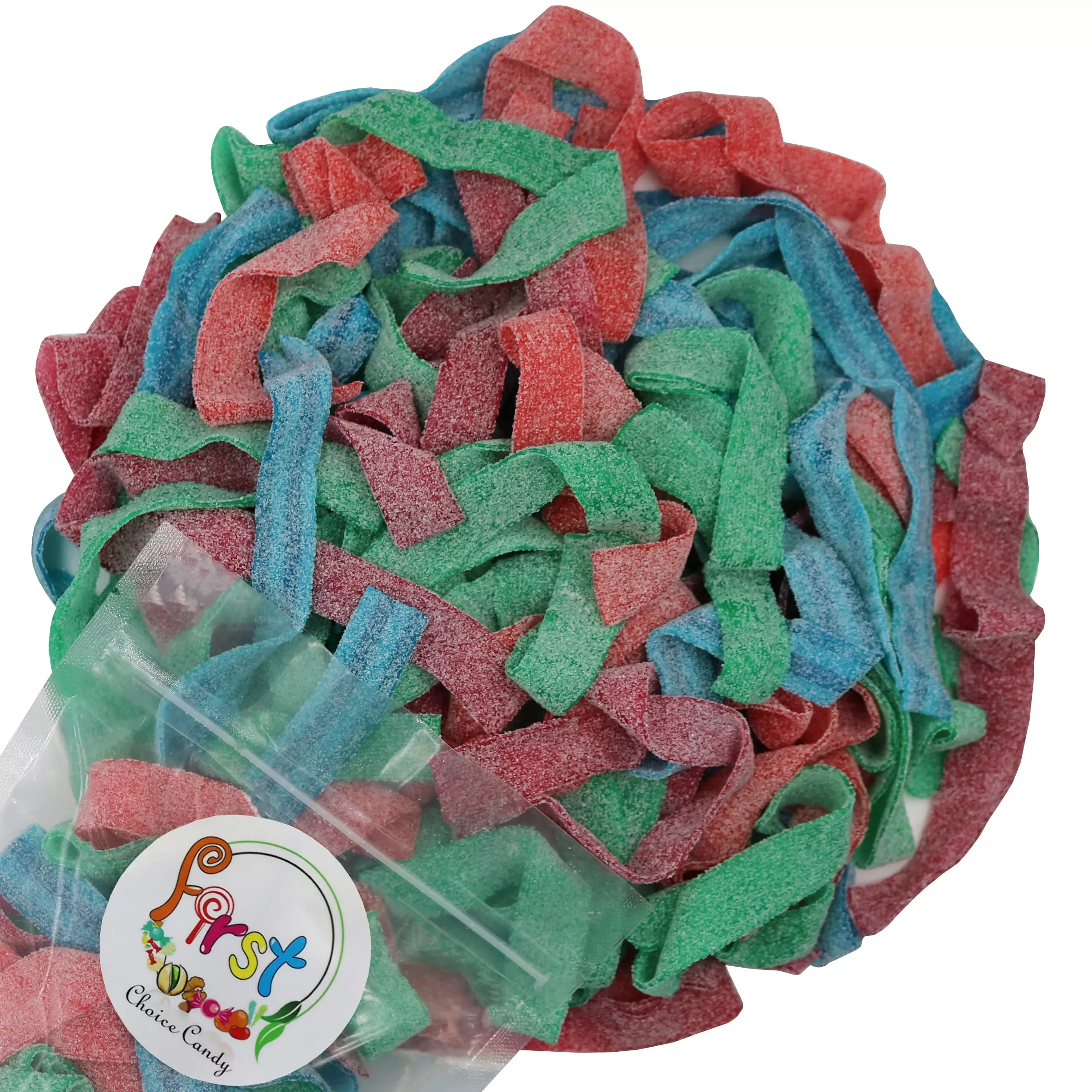 All Color Sour Gummy Belts (Assorted Flavor, 1 Lb)