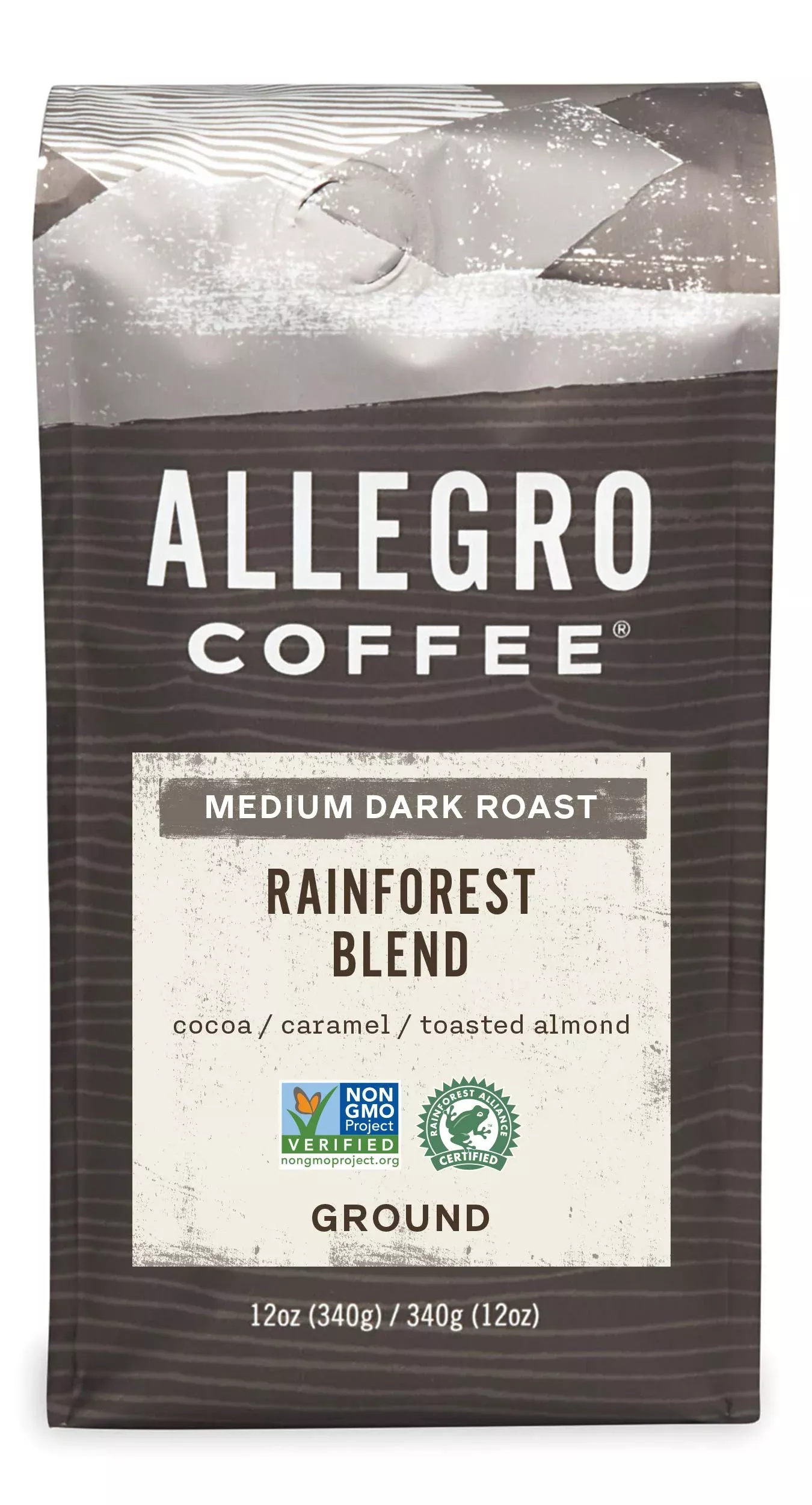 allegro-coffee-rainforest-blend-ground-coffee-caramel-12-oz Allegro Coffee Rainforest Blend Ground Coffee, Caramel , 12 Oz