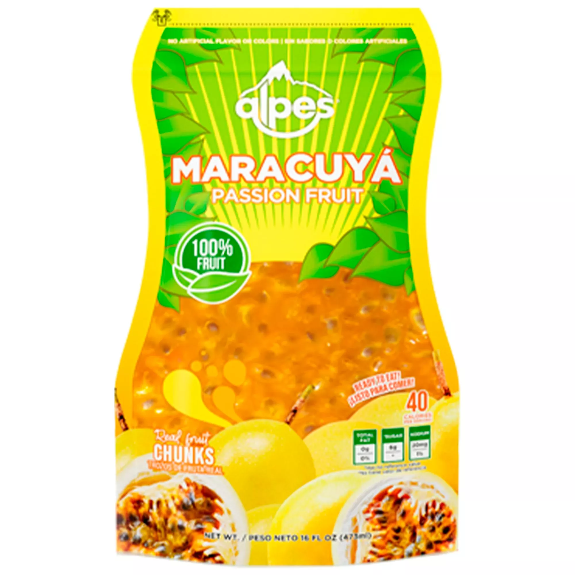 Alpes Passion Fruit Pulp