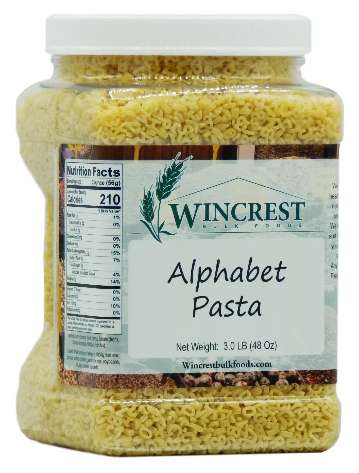 alphabet-pasta-noodles-3-lb-tub Alphabet Pasta Noodles - 3 Lb Tub