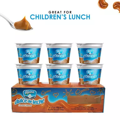 alpina-dulce-de-leche-caramel-spread-6-300g-7-93-lbs-12-case-dulce-de-leche-elev Alpina Dulce de Leche / Caramel Spread 6/300g/7.93 lbs (12-Case) - Dulce De Leche: Elevate Your Pastries and More with Colombian Sweetness!