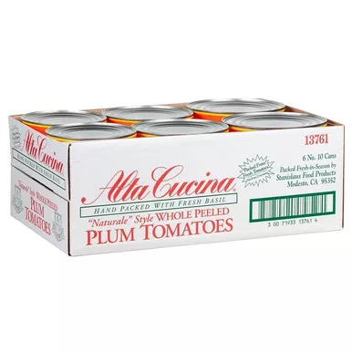 alta-cucina-peeled-whole-plum-with-basil-tomatoes-2-84l-96oz-6-case Alta Cucina Peeled Whole Plum With Basil Tomatoes 2.84L/96oz-6/CASE