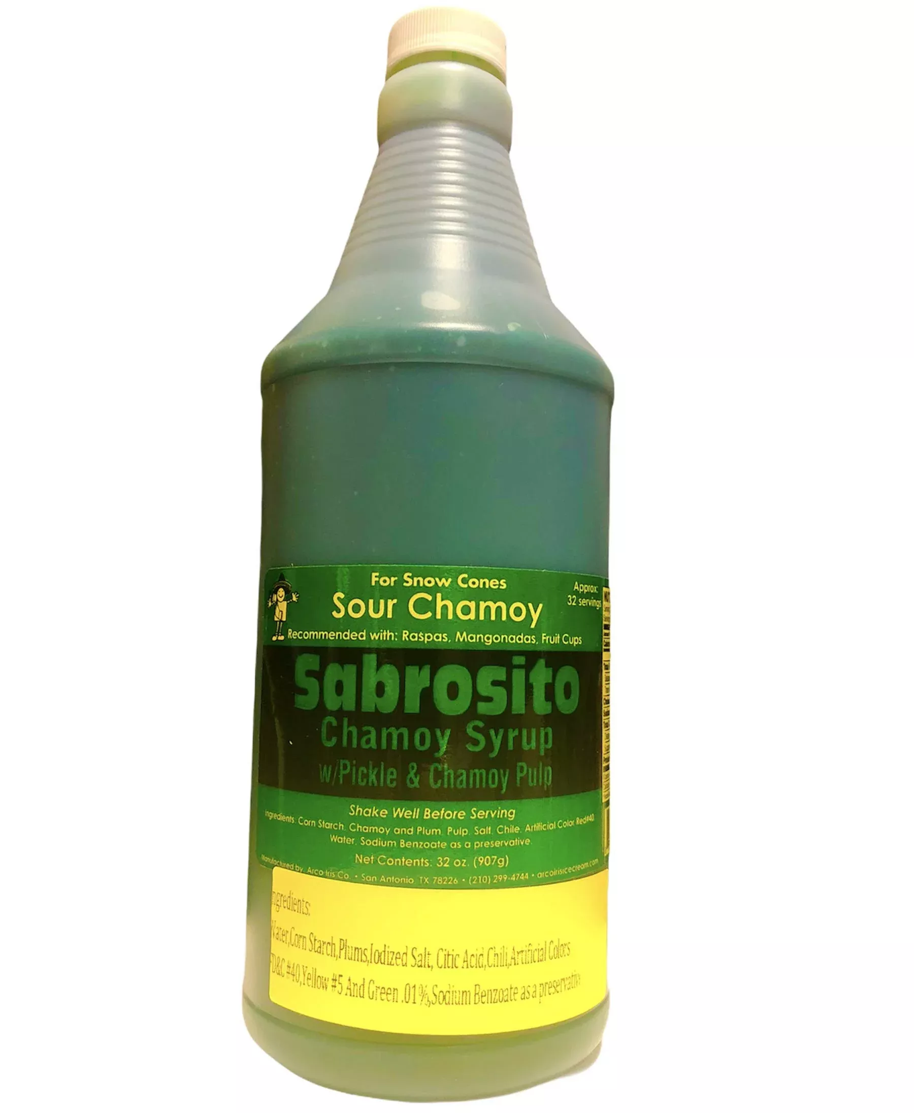 arco-iris-co-sabrosito-chamoy-sauce-green-sour-chamoy-32-oz Arco Iris Co Sabrosito Chamoy Sauce - Green Sour Chamoy - 32 Oz
