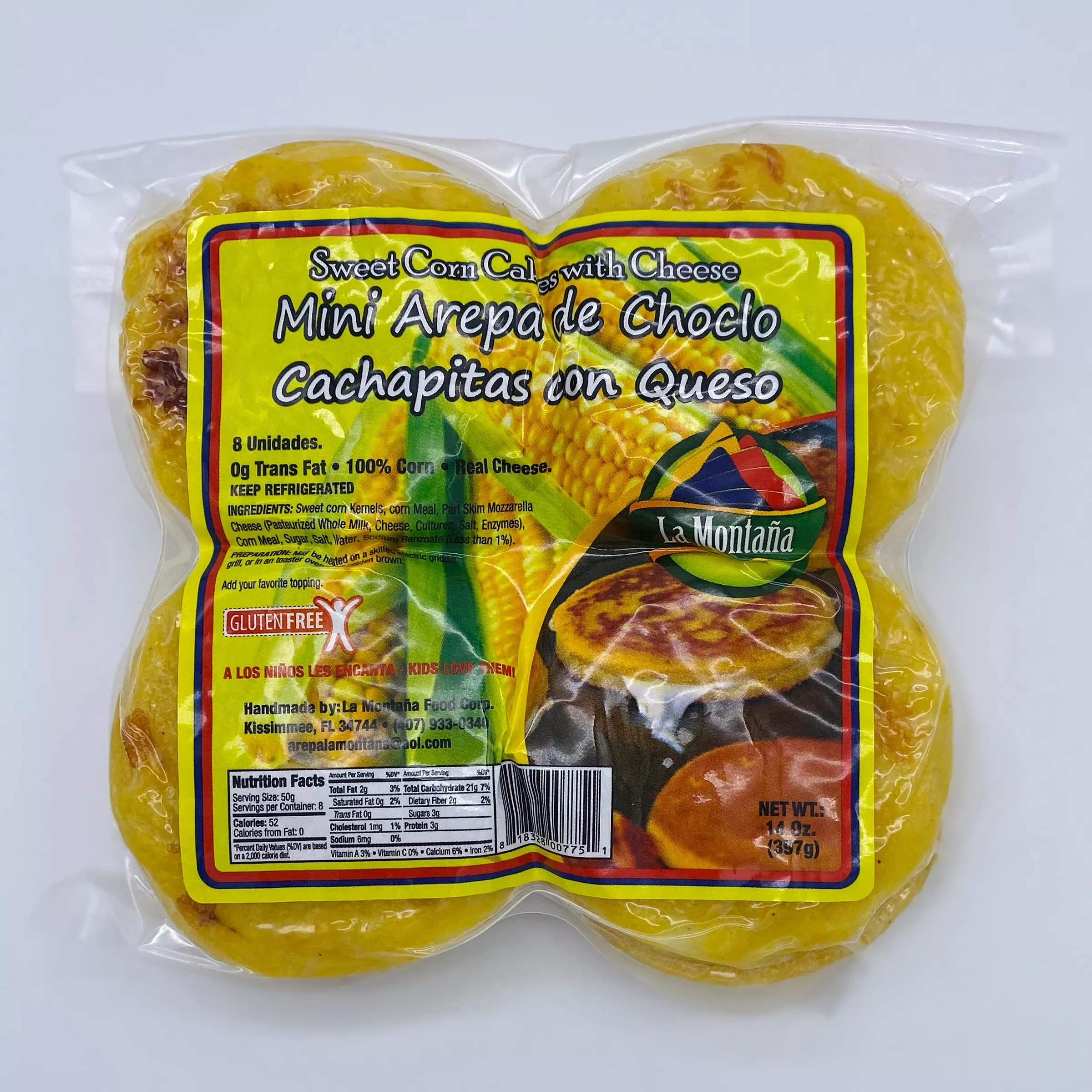Arepas Colombianas (Mini Arepa De Choclo Con Quesomini Sweet Corn Cakes With Cheese) A