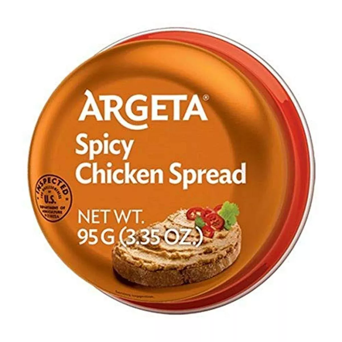 argeta-pate-spread-spicy-chicken-95-gram-pack-48 Argeta Pate Spread, Spicy Chicken, 95 Gram (Pack Of 48)