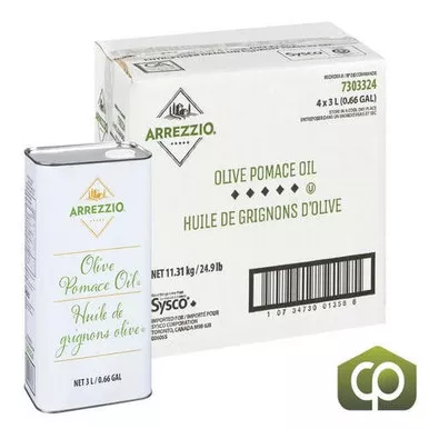 arrezzio-classi-olive-pomace-oil-premium-blend-3-lt-4-case-26-4-lbs Arrezzio Classi Olive Pomace Oil - Premium Blend, 3 LT (4/Case) - 26.4 LBS